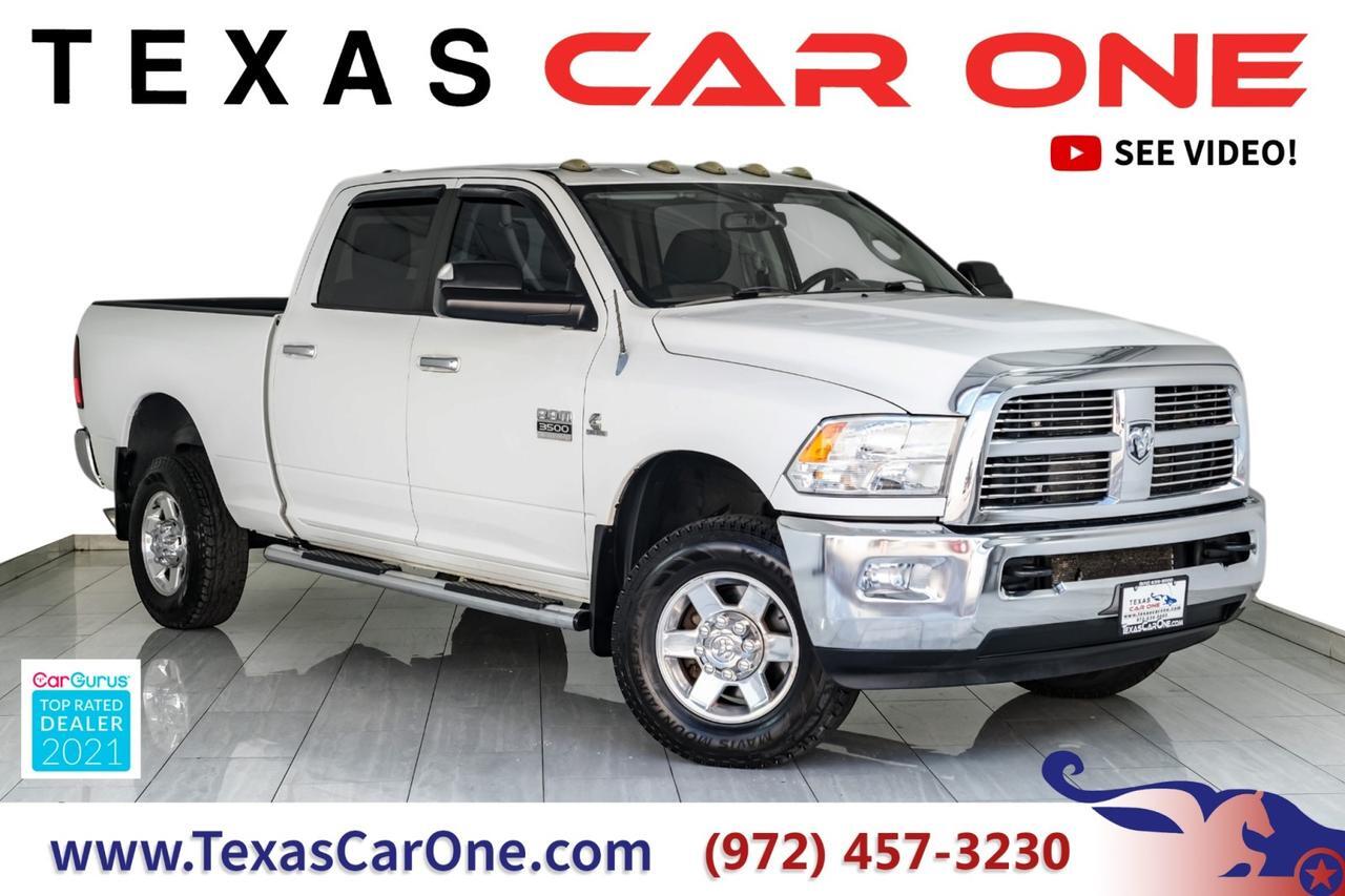 2012 Ram 3500 BIG HORN CREW CAB 4WD 6.7L DIESEL AUTOMATIC NAVIGATION REAR CAMERA BLUETOOTH