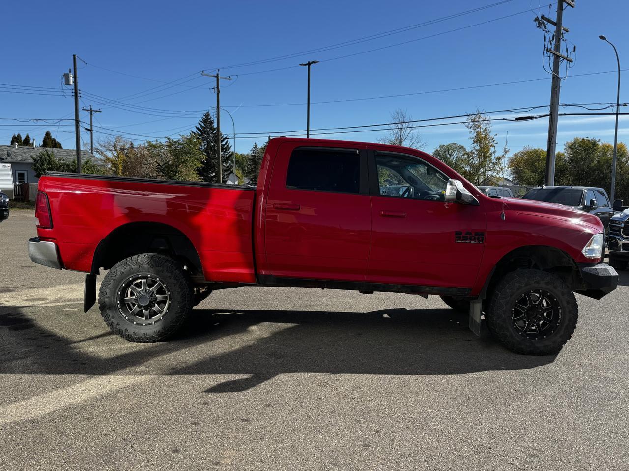 2012 Ram 3500 Laramie Crew Cab 4x4 | Rig Ready Ram | Cummins Diesel | Heated Seats | NAV | Backup Camera Redwater AB