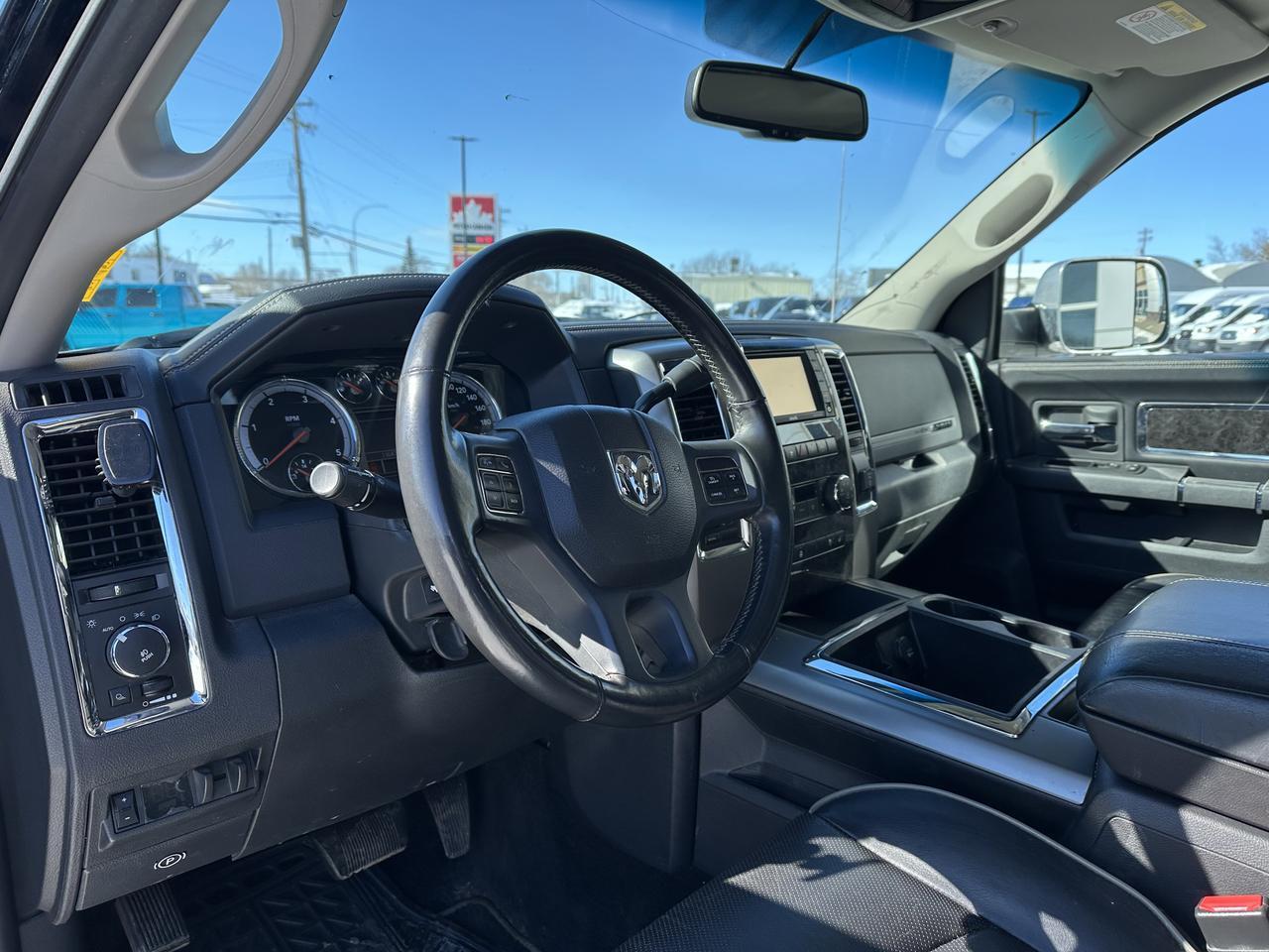 2012 Ram 3500 Laramie Limited | NOT DELETED | One Owner | Sun Roof | Leather | Heated & Cooled Seats Redwater AB