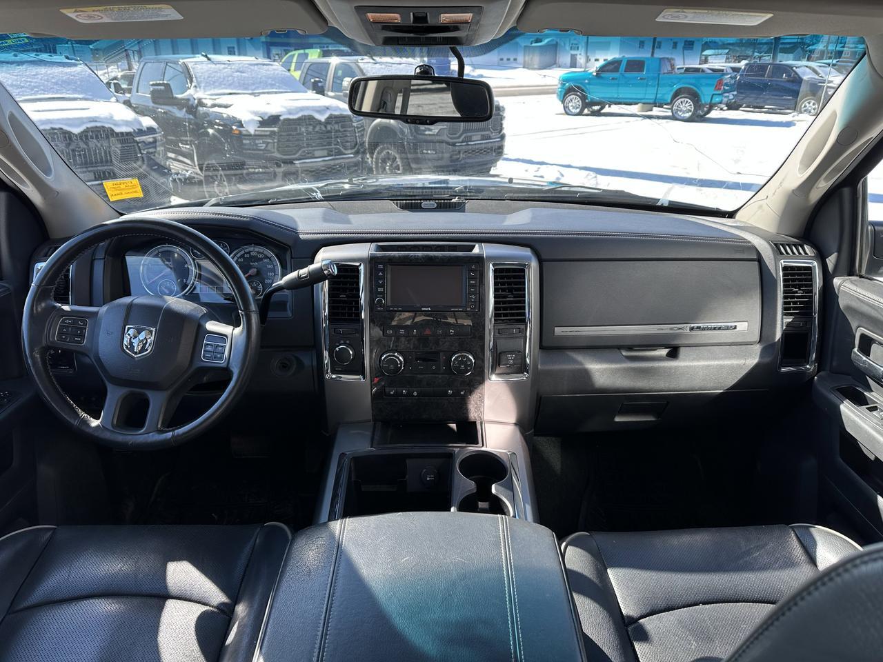 2012 Ram 3500 Laramie Limited | NOT DELETED | One Owner | Sun Roof | Leather | Heated & Cooled Seats Redwater AB