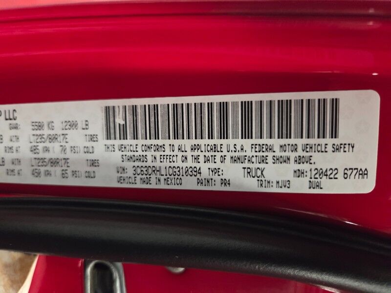 2012 Ram 3500 Lone Star Dually 4WD 6.7L Diesel 20in Wheels 35in Tires FREE WARRANTY Arlington TX