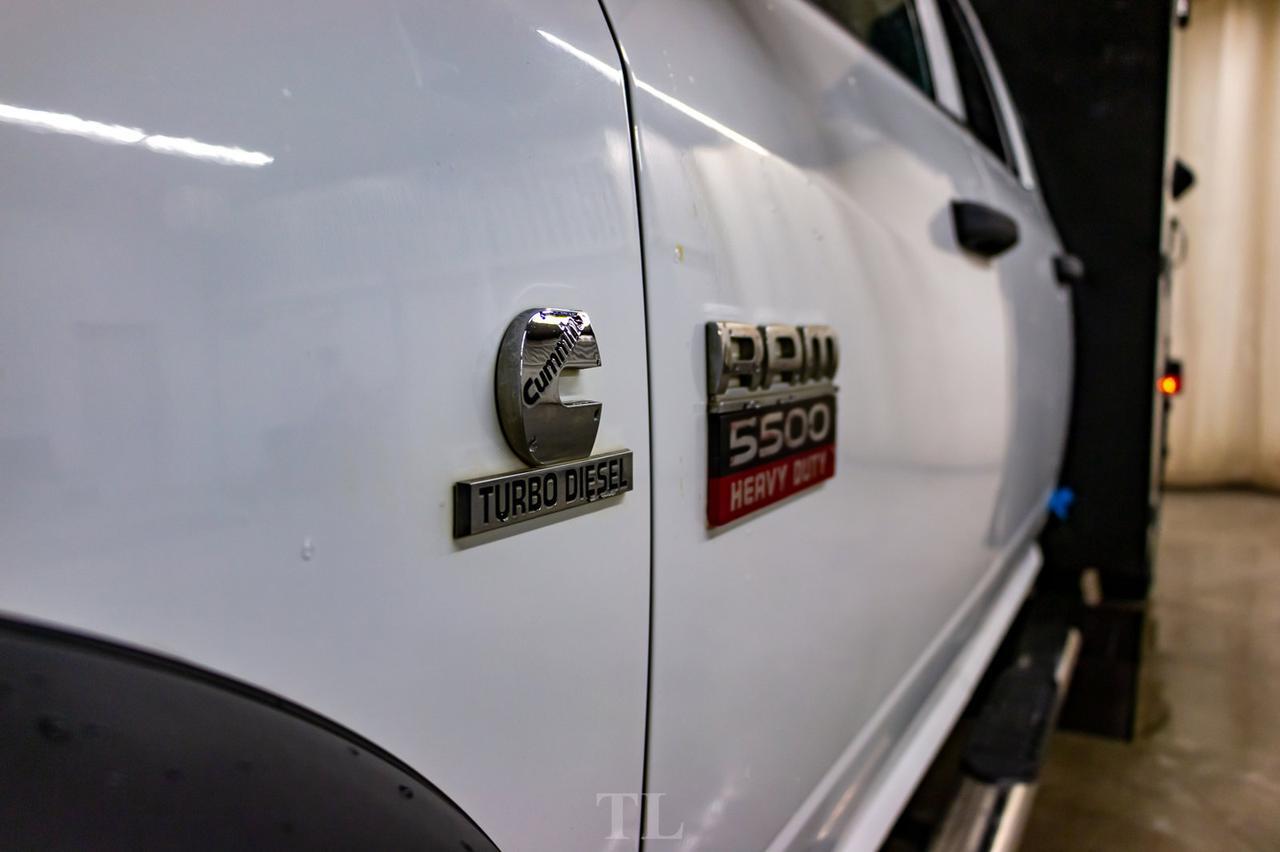 2012 Ram 5500 4x4 Crew Cab ST Diesel Picker Deck Red Deer AB