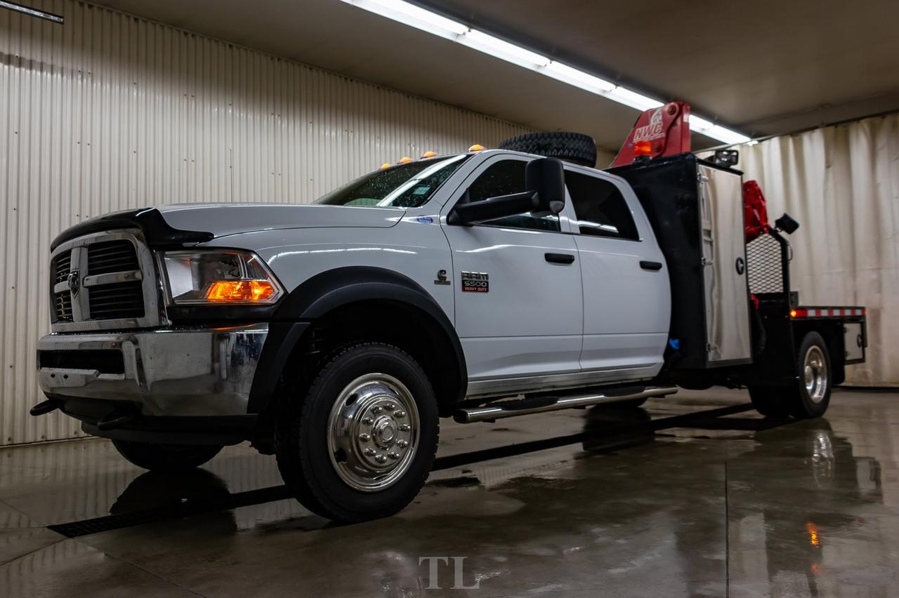 2012 Ram 5500 4x4 Crew Cab ST Diesel Picker Deck Red Deer AB