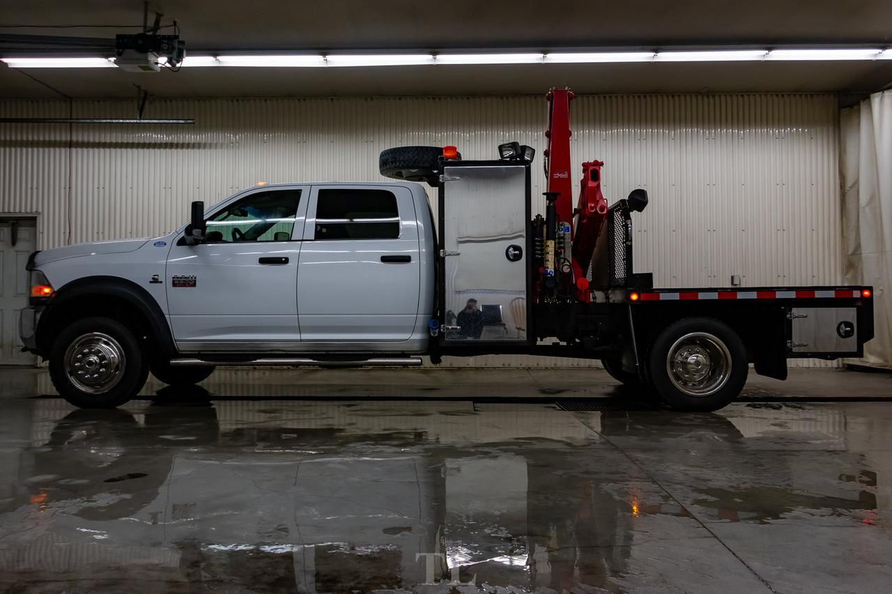 2012 Ram 5500 4x4 Crew Cab ST Diesel Picker Deck Red Deer AB