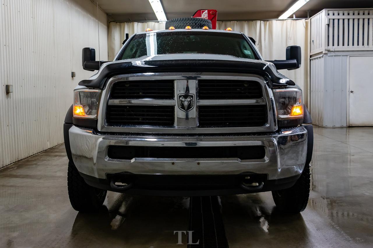 2012 Ram 5500 4x4 Crew Cab ST Diesel Picker Deck Red Deer AB