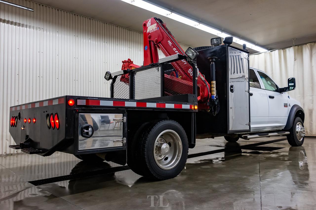2012 Ram 5500 4x4 Crew Cab ST Diesel Picker Deck Red Deer AB