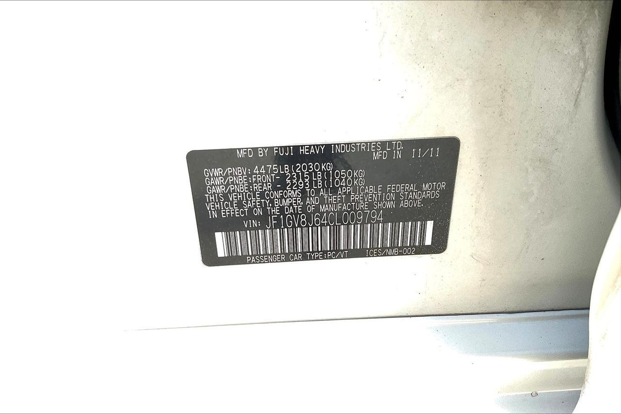 2012 SUBARU IMPREZA WRX STI Houston TX