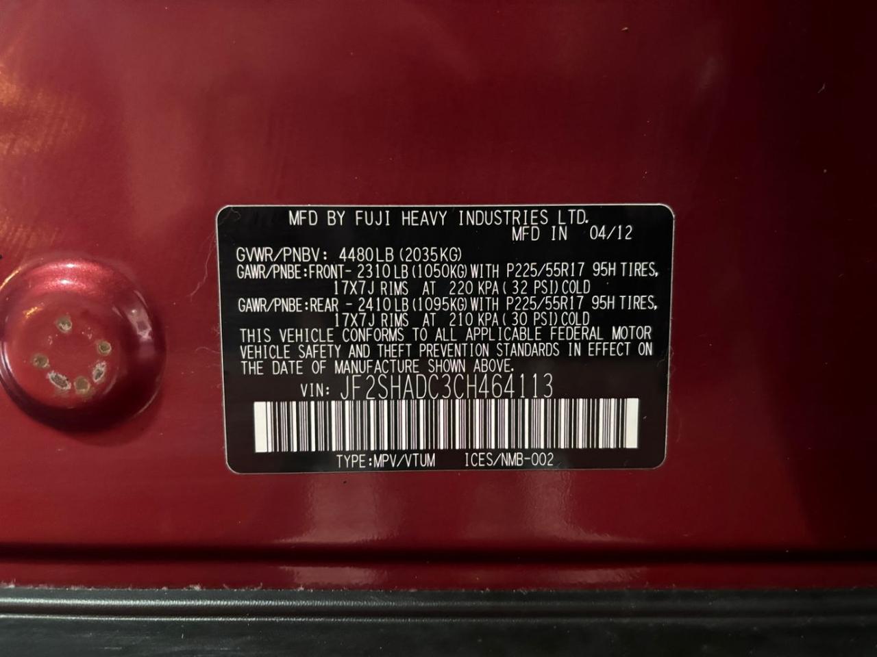 2012 Subaru Forester 2.5X Premium Franklin OH