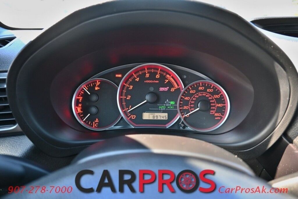 2012 Subaru Impreza Sedan WRX STI - AWD - 6-Speed Manual - STI Short Throw Shifter - Front Heated Alcantara Bucket Seats - Pioneer Radio - Keyless Entry - 18' STI Wheels - Painted Spoiler - Air Conditioning Anchorage AK
