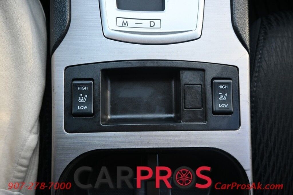 2012 Subaru Outback 2.5i Premium - All Wheel Drive - Automatic - Power & Heated Cloth Seats - Power Mirrors, Windows & Door Locks - Keyless Entry - Auto Dimming Rearview Mirror w/ Garage Door Opener - 1 Owner Anchorage AK