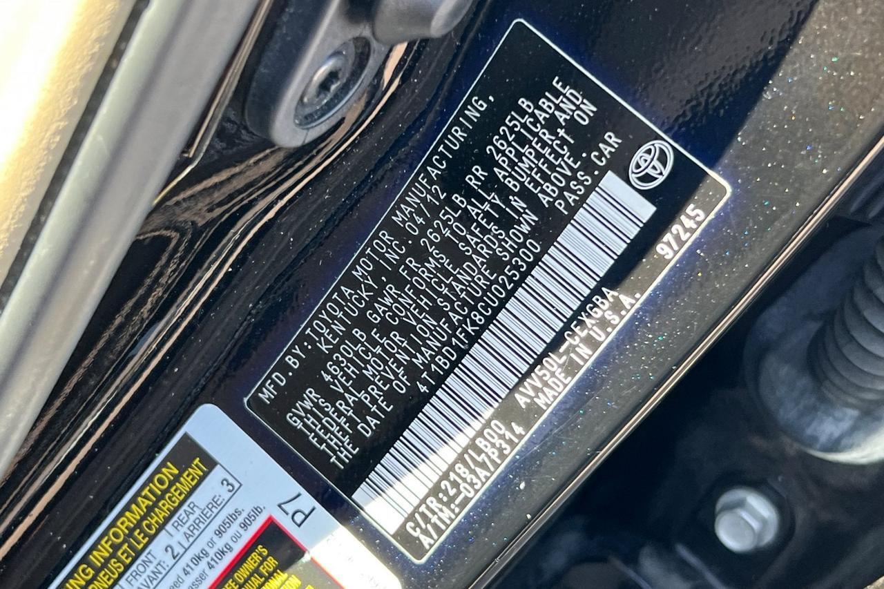 2012 Toyota Camry Hybrid XLE Roseville CA