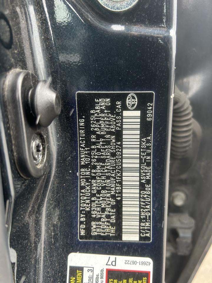 2012 Toyota Camry SE Crestwood KY