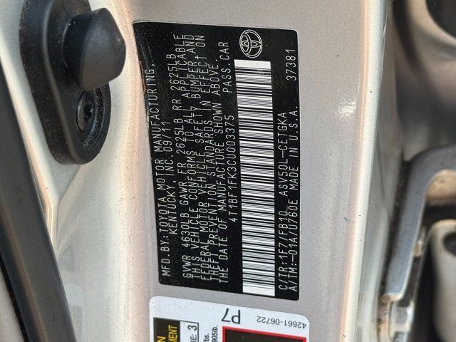 2012 Toyota Camry XLE Springfield VA