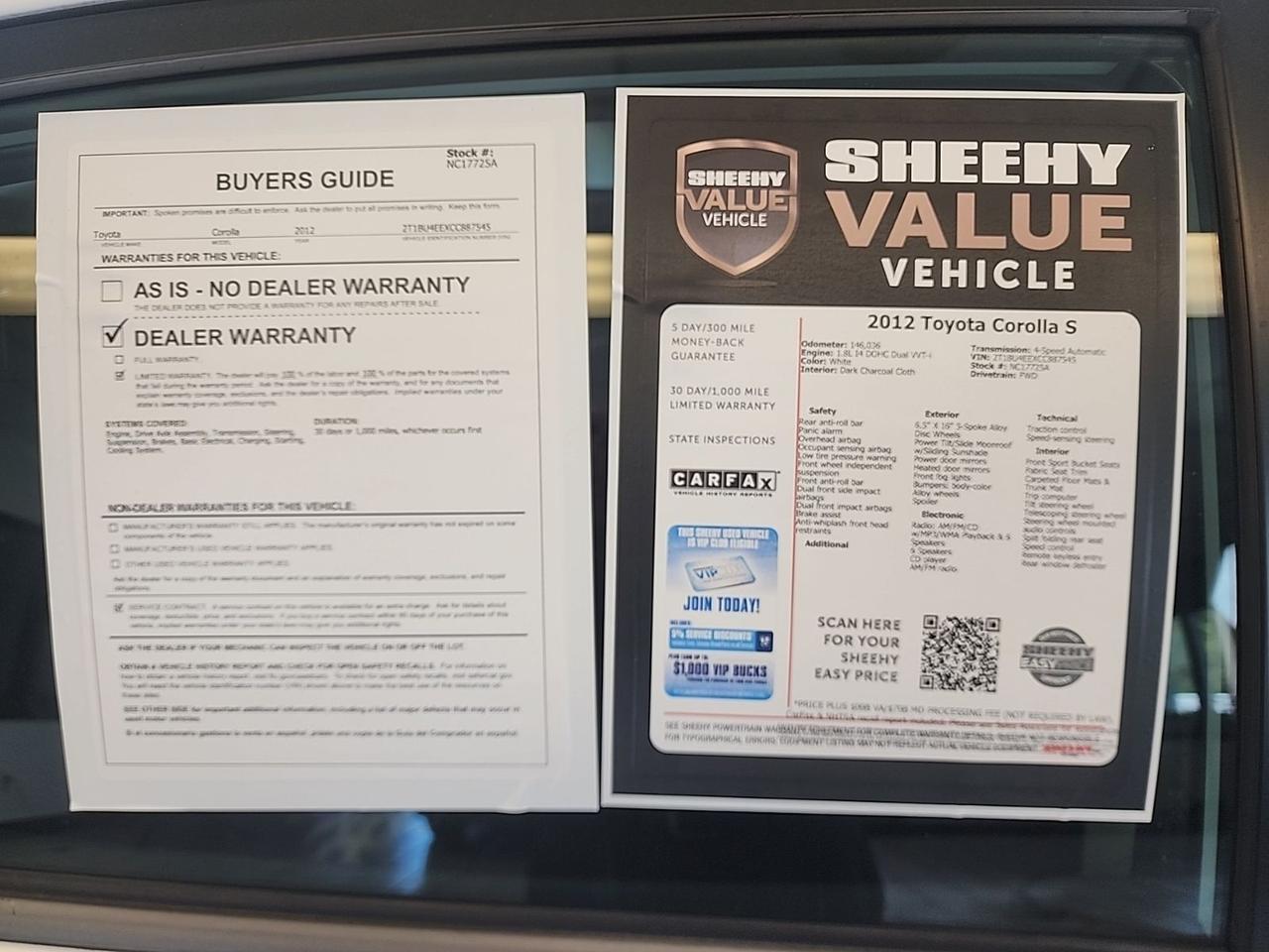 2012 Toyota Corolla S Richmond VA