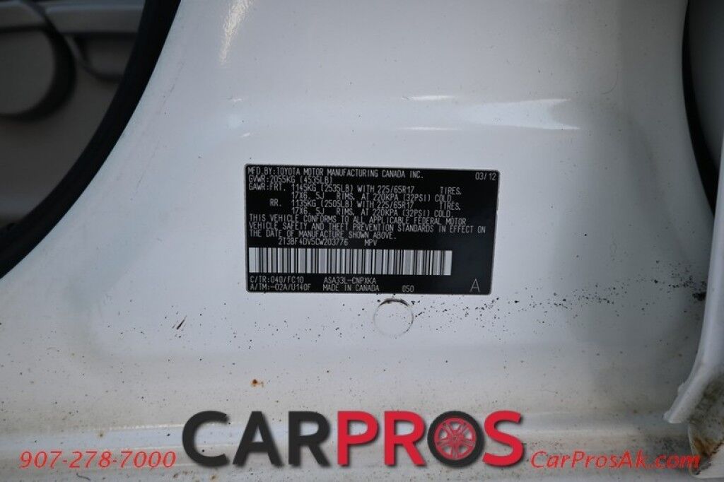 2012 Toyota RAV4 , 4X4 Anchorage AK