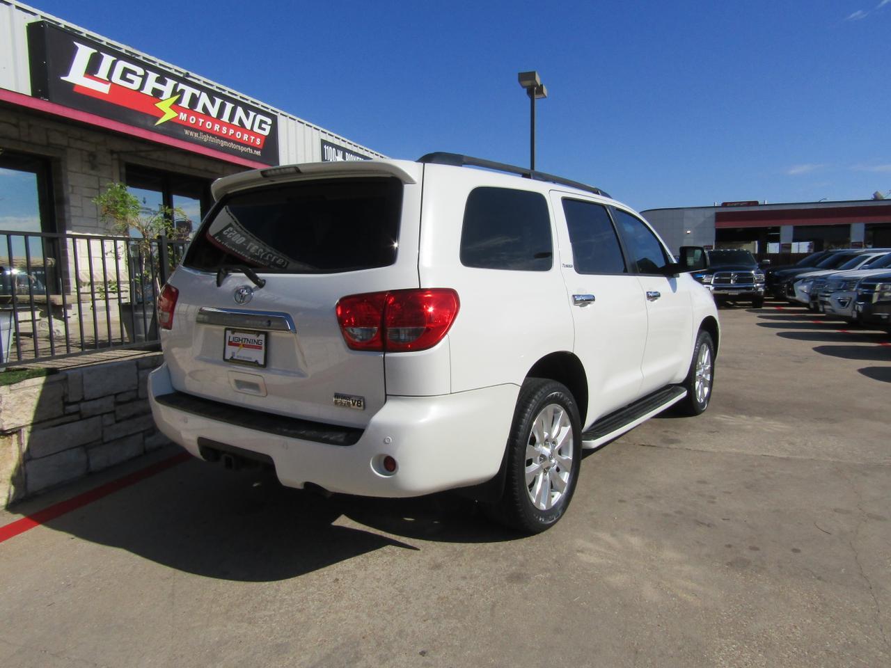 2012 Toyota Sequoia RWD 5.7L Platinum (Natl) Grand Prairie TX