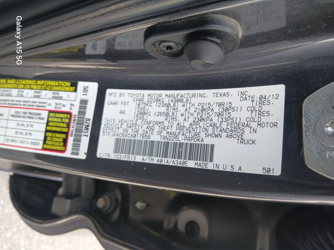 2012 Toyota Tacoma Double Cab Pickup 4D 5 ft Maitland FL