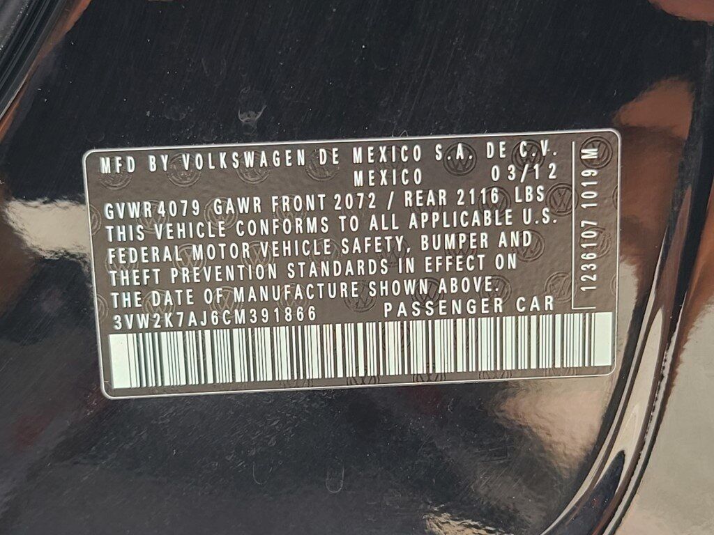 2012 Volkswagen Jetta 2.0L Base Springfield VA