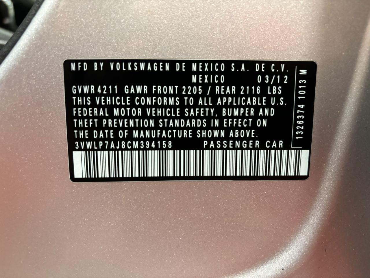 2012 Volkswagen Jetta 2.5L SEL Franklin OH