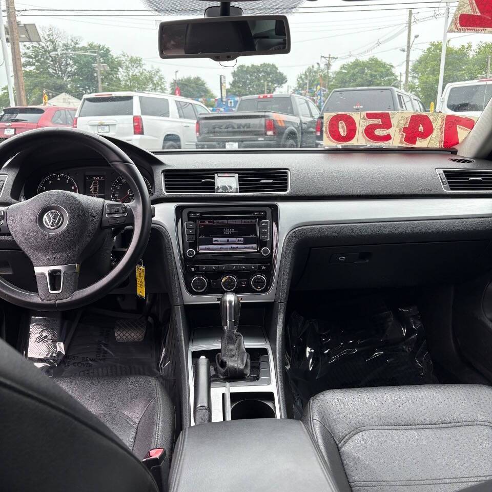 2012 Volkswagen Passat SE PZEV 4dr Sedan 6A Edison NJ