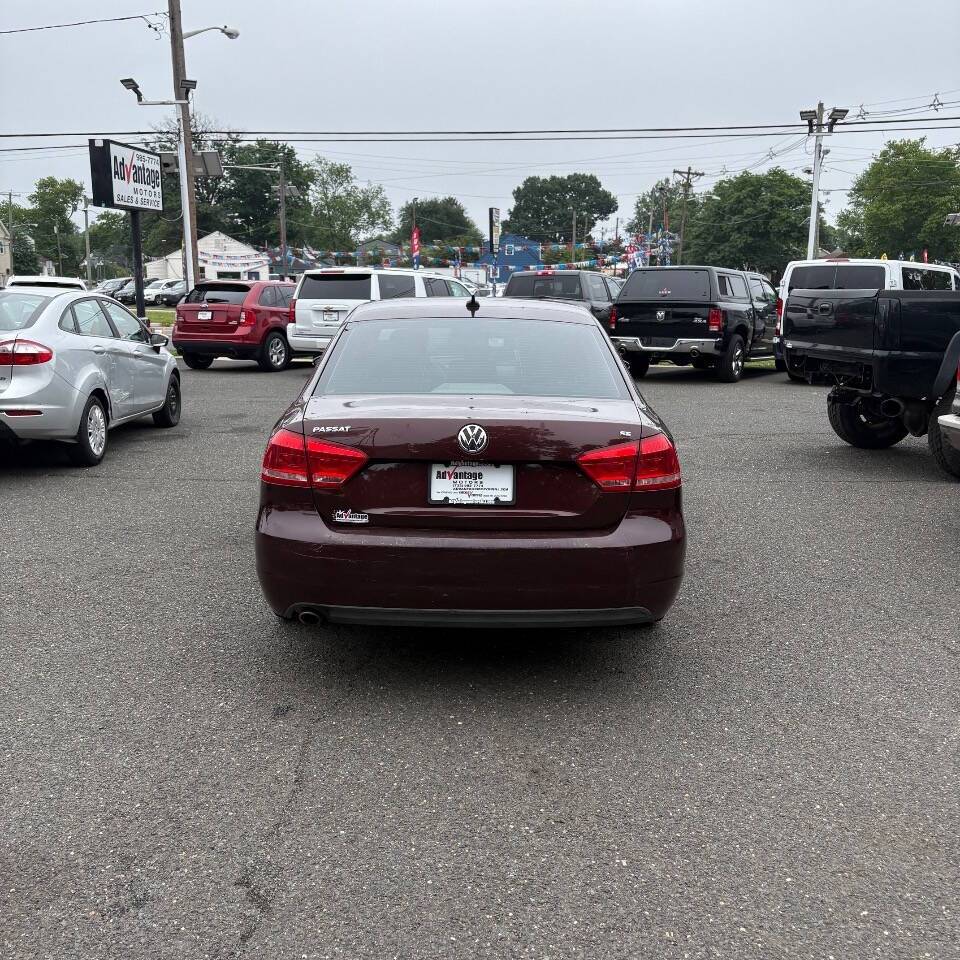 2012 Volkswagen Passat SE PZEV 4dr Sedan 6A Edison NJ