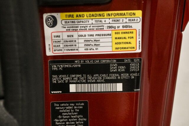 2012 Volvo C70 T5 2dr Convertible Chicago IL