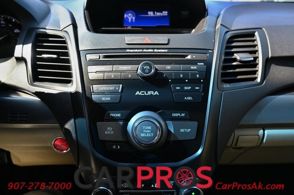 2013 Acura RDX - AWD RDX - AWD - Comfort & Convenience PKG - Keyless Entry & Start - Heated Leather Seats - Sunroof - Rear Parking Camera - CD/AM/FM & Bluetooth - Anchorage AK