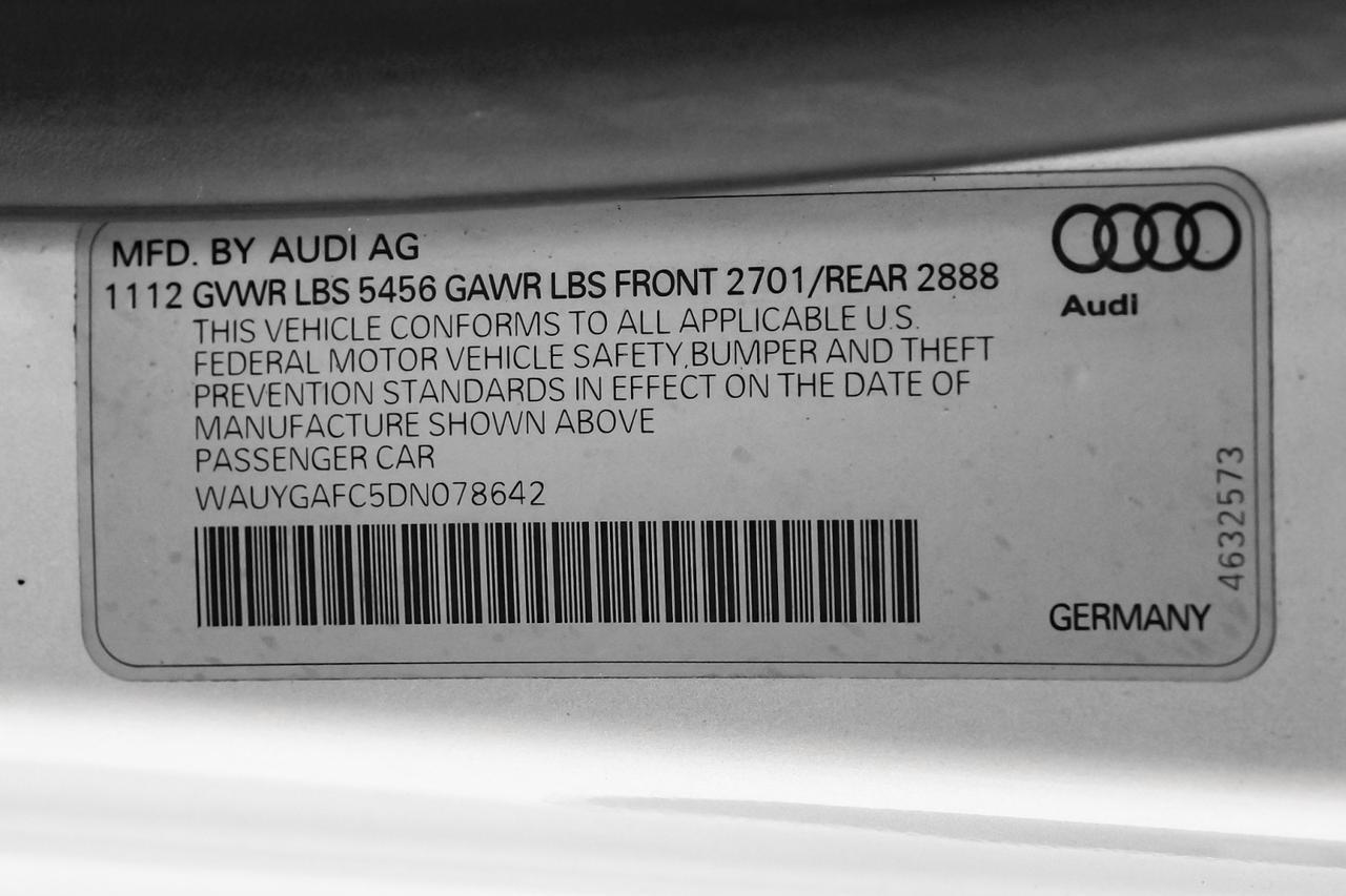 2013 Audi A7 3.0T PREMIUM PLUS QUATTRO NAVIGATION SUNROOF LEATHER HEATED SEAT Carrollton TX