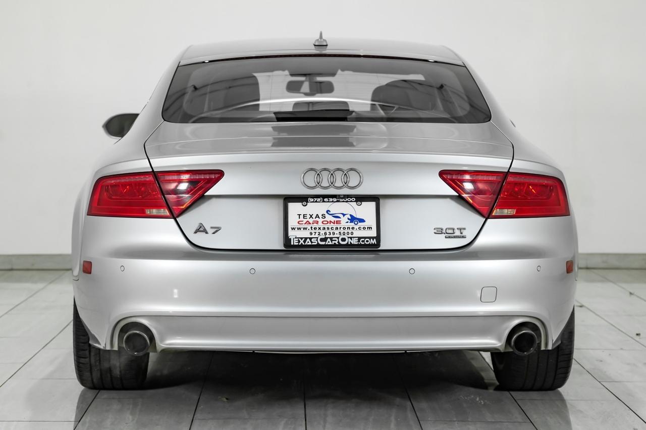 2013 Audi A7 3.0T PREMIUM PLUS QUATTRO NAVIGATION SUNROOF LEATHER HEATED SEATS REAR CAMERA KEYLESS STRAT Carrollton TX