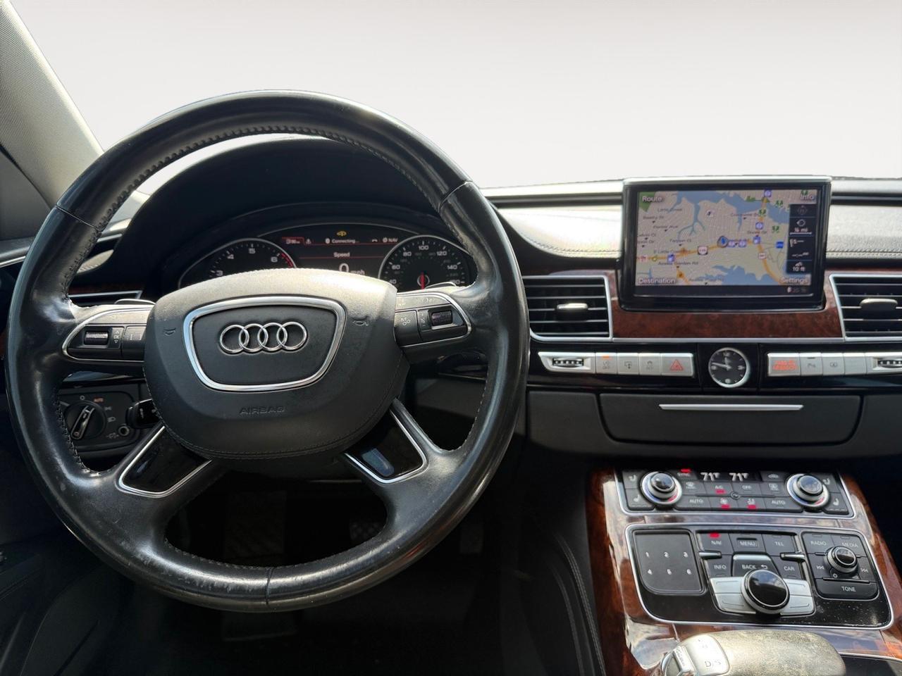 2013 Audi A8 L 4.0L, BACKUP CAMERA, SUNROOF, HEATED AND VENTILATED SEATS, POWER LIFTGATE, UNIVERSAL GARAGE DOOR OPENER, POWER MIRRORS, AUTO START/STOP, TINTED WINDOWS, BOSE SOUND SYSTEM, LOW MILES, THIS IS THE DEFINITION OF LUXURY COME AND TEST DRIVE IT TODAY!