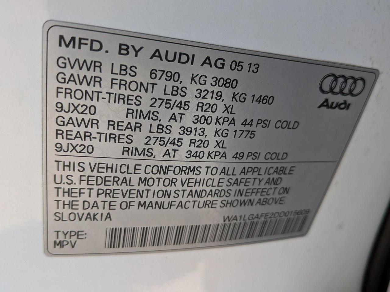 2013 Audi Q7 3.0T Premium Plus Roseville CA