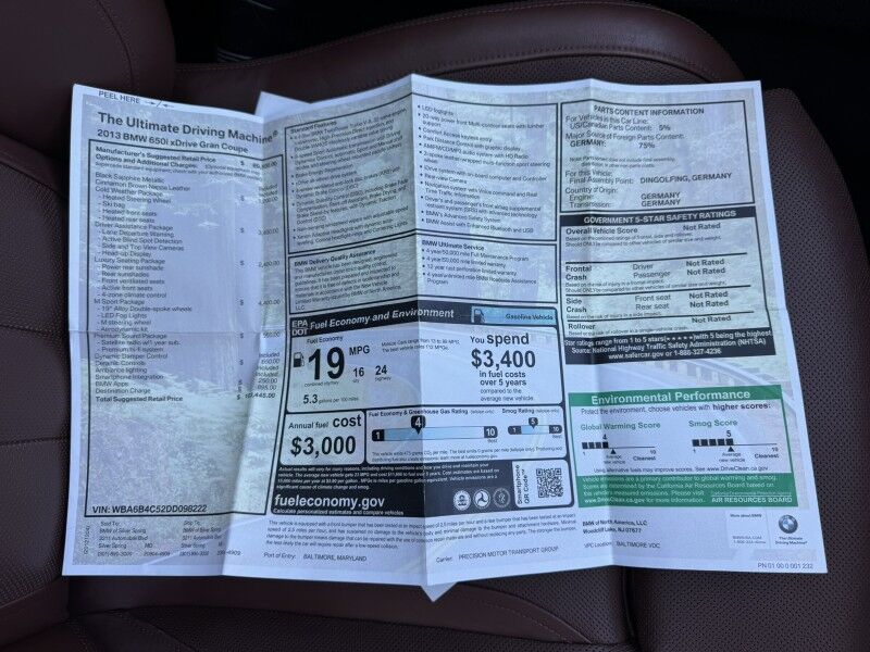 2013 BMW 650I xDrive Willow Grove PA