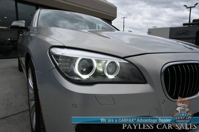 2013 BMW 7 Series 750Li xDrive / AWD / M-Sport Pkg / Executive Pkg / Heated & Cooled Leather Seats / Heated Steering Wheel / Sunroof / NAV / HUD / Lane Departure & Blind Spot Alert / Keyless Entry & Start / Only 73K Miles Anchorage AK