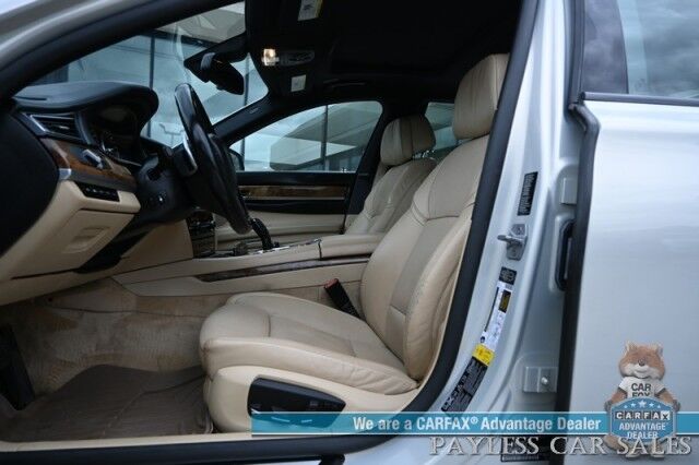 2013 BMW 7 Series 750Li xDrive / AWD / M-Sport Pkg / Executive Pkg / Heated & Cooled Leather Seats / Heated Steering Wheel / Sunroof / NAV / HUD / Lane Departure & Blind Spot Alert / Keyless Entry & Start / Only 73K Miles Anchorage AK