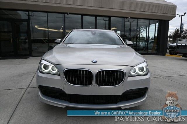 2013 BMW 7 Series 750Li xDrive / AWD / M-Sport Pkg / Executive Pkg / Heated & Cooled Leather Seats / Heated Steering Wheel / Sunroof / NAV / HUD / Lane Departure & Blind Spot Alert / Keyless Entry & Start / Only 73K Miles Anchorage AK