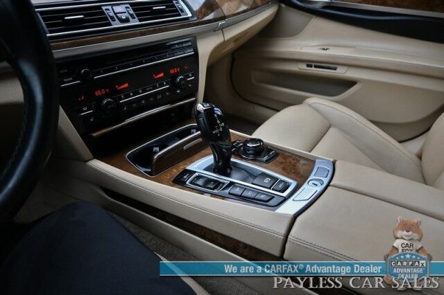 2013 BMW 7 Series 750Li xDrive / AWD / M-Sport Pkg / Executive Pkg / Heated & Cooled Leather Seats / Heated Steering Wheel / Sunroof / NAV / HUD / Lane Departure & Blind Spot Alert / Keyless Entry & Start / Only 73K Miles Anchorage AK