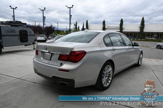 2013 BMW 7 Series 750Li xDrive / AWD / M-Sport Pkg / Executive Pkg / Heated & Cooled Leather Seats / Heated Steering Wheel / Sunroof / NAV / HUD / Lane Departure & Blind Spot Alert / Keyless Entry & Start / Only 73K Miles Anchorage AK