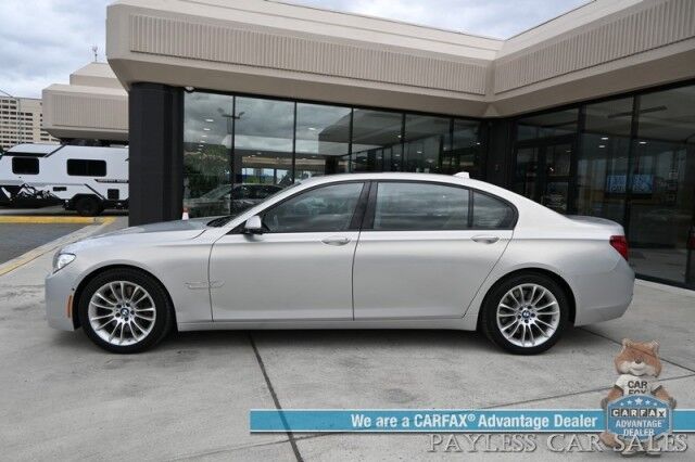 2013 BMW 7 Series 750Li xDrive / AWD / M-Sport Pkg / Executive Pkg / Heated & Cooled Leather Seats / Heated Steering Wheel / Sunroof / NAV / HUD / Lane Departure & Blind Spot Alert / Keyless Entry & Start / Only 73K Miles Anchorage AK