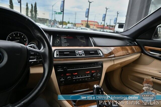 2013 BMW 7 Series 750Li xDrive / AWD / M-Sport Pkg / Executive Pkg / Heated & Cooled Leather Seats / Heated Steering Wheel / Sunroof / NAV / HUD / Lane Departure & Blind Spot Alert / Keyless Entry & Start / Only 73K Miles Anchorage AK