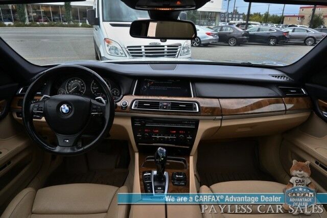 2013 BMW 7 Series 750Li xDrive / AWD / M-Sport Pkg / Executive Pkg / Heated & Cooled Leather Seats / Heated Steering Wheel / Sunroof / NAV / HUD / Lane Departure & Blind Spot Alert / Keyless Entry & Start / Only 73K Miles Anchorage AK