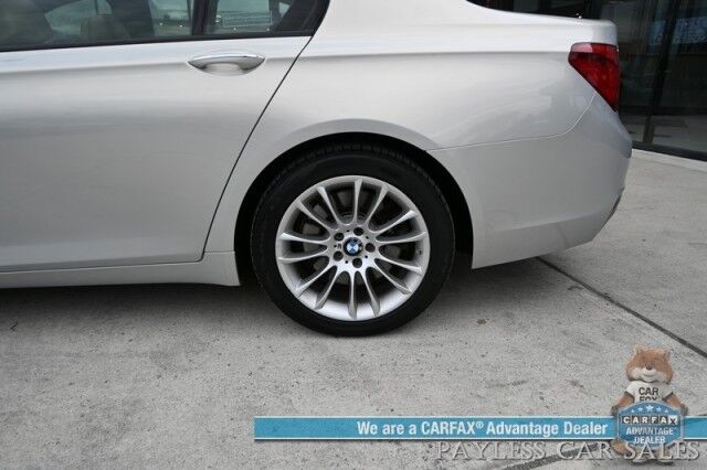 2013 BMW 750Li xDrive / AWD / M-Sport Pkg / Executive Pkg / Heated & Cooled Leather Seats / Heated Steering Wheel / Sunroof / NAV / HUD / Lane Departure & Blind Spot Alert / Keyless Entry & Start / Only 73K Miles Anchorage AK