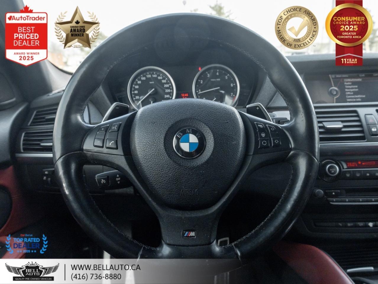 2013 BMW X6 35i NAVI B.CAM SUNROOF REDLTHR NOACCIDENT Toronto ON