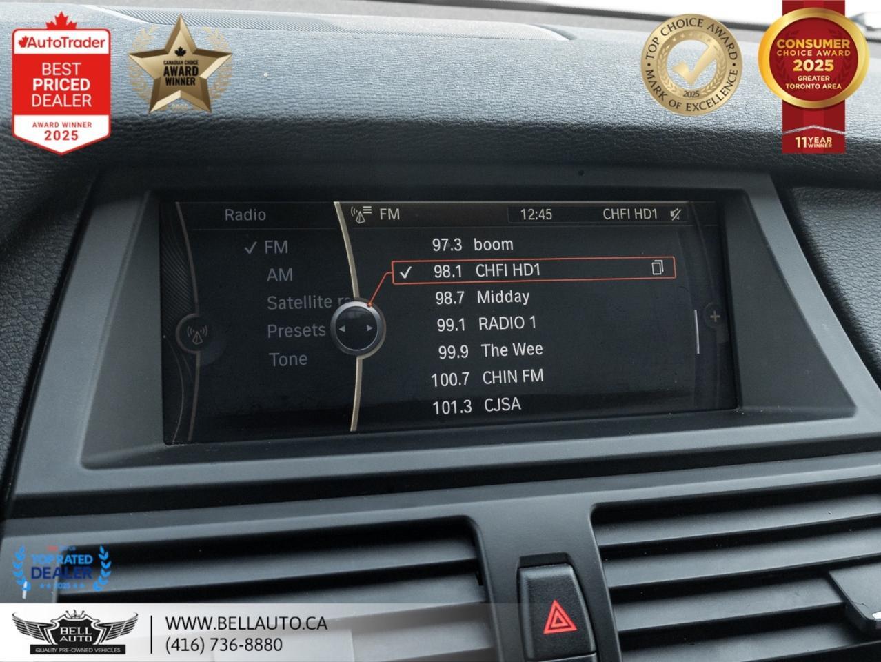 2013 BMW X6 35i NAVI B.CAM SUNROOF REDLTHR NOACCIDENT Toronto ON