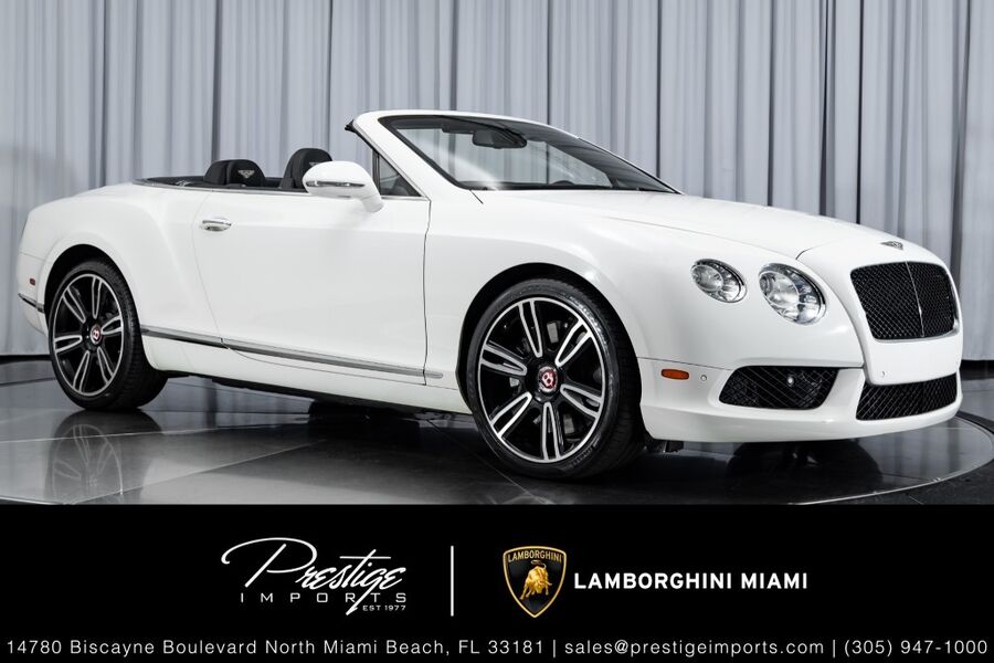 2013 Bentley Continental GT V8 North Miami FL 2013 Bentley Continental GT V8 North Miami FL