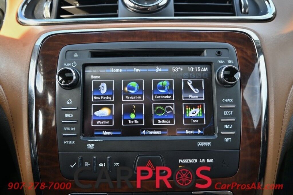 2013 Buick Enclave Premium - Heated & Cooled Leather Seats - 3rd Row - Seats 7 - Auto Start - Rear Entertainment System - Navigation - Backup Camera - Dual Sunroof - Tow Package Anchorage AK