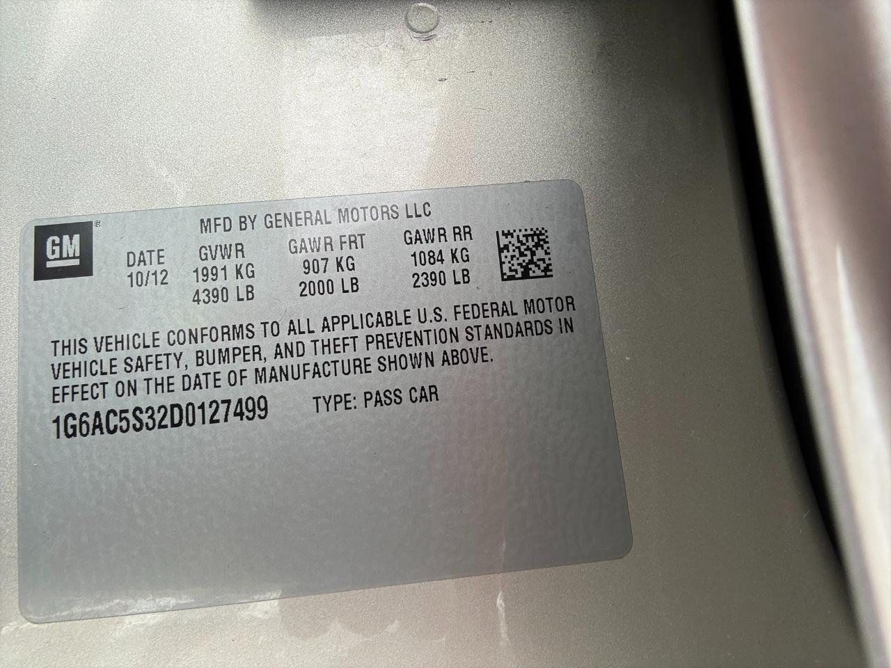 2013 Cadillac ATS 4dr Sdn 3.6L Performance RWD Jacksonville FL