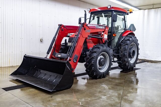 2013 Case IH Farmall 95 MFWD Tractor Loader Red Deer AB