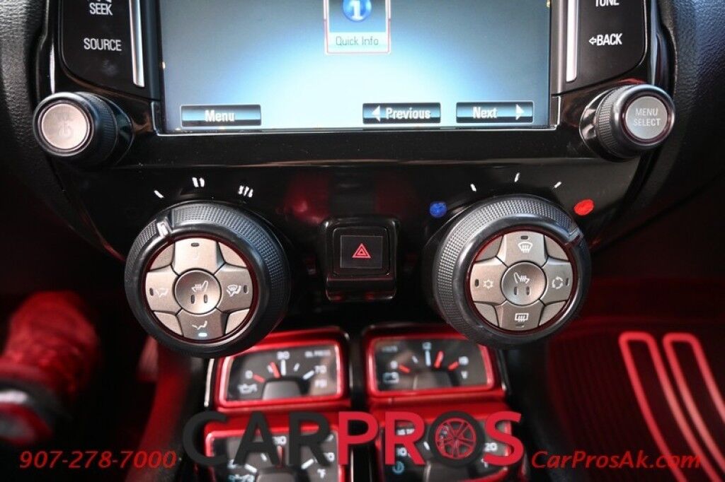 2013 Chevrolet Camaro 2SS - 6.2L V8 - RS Pkg - Convertible - Automatic - Corsa Performance Exhaust - Heated Power Leather Seats - Remote Start - Paddle Shifters - HUD - Boston Premium Audio - Bluetooth - Backup Camera - Rear Parking Sensors Anchorage AK