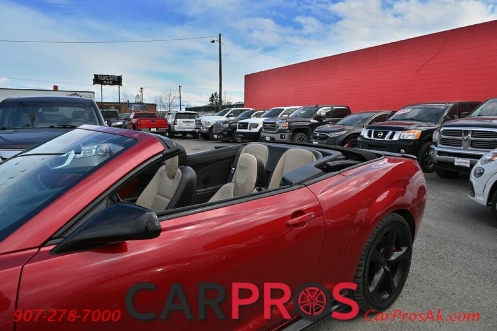 2013 Chevrolet Camaro 2SS - 6.2L V8 - RS Pkg - Convertible - Automatic - Corsa Performance Exhaust - Heated Power Leather Seats - Remote Start - Paddle Shifters - HUD - Boston Premium Audio - Bluetooth - Backup Camera - Rear Parking Sensors Anchorage AK