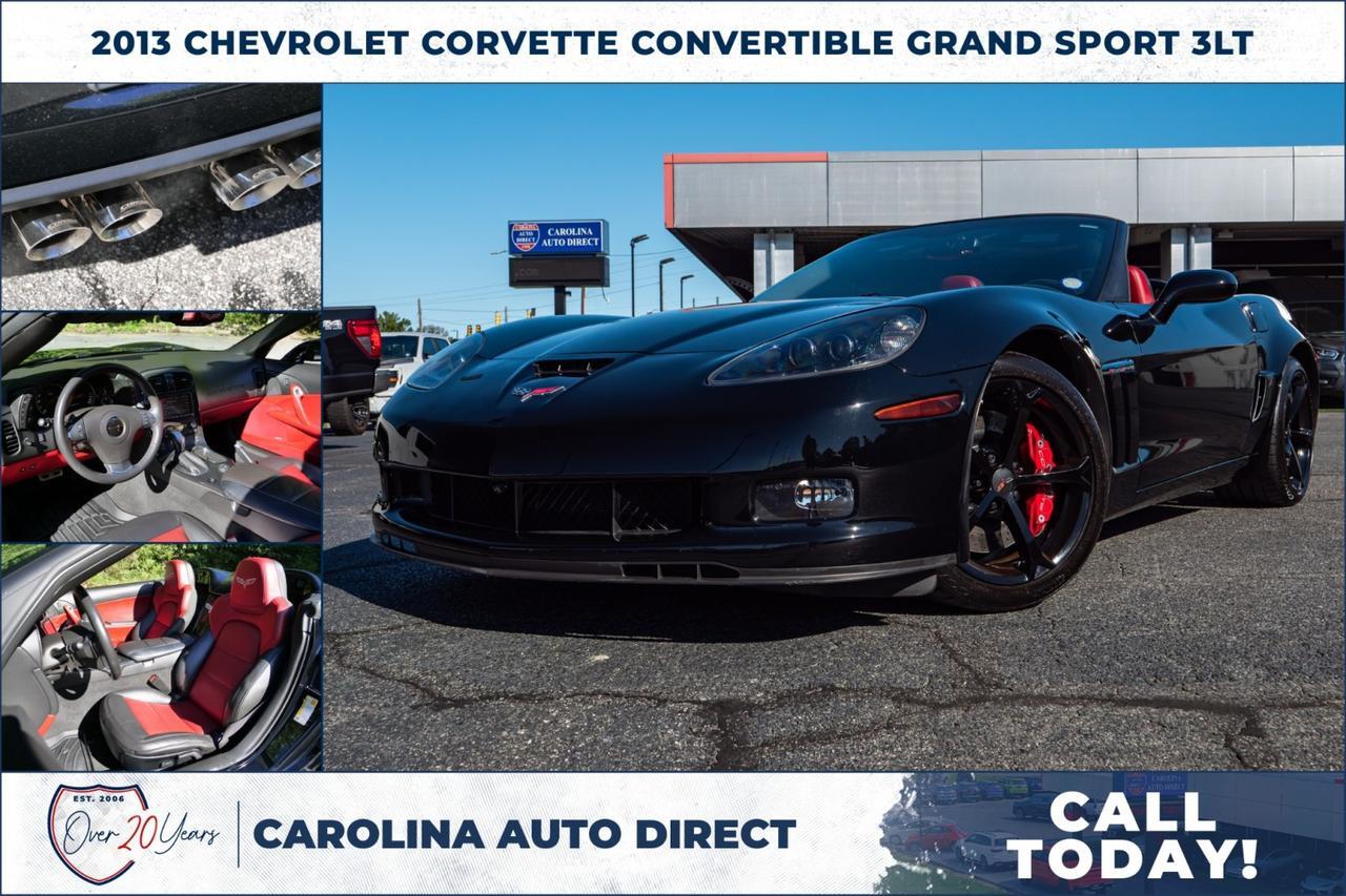 2013 Chevrolet Corvette Convertible Grand Sport 3LT / 6.2L V8 / Corsa Exhaust